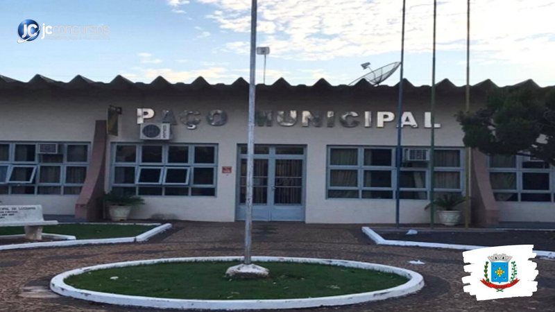None - Concurso Prefeitura de Luiziânia SP: sede da prefeitura de Luiziânia SP divulgação