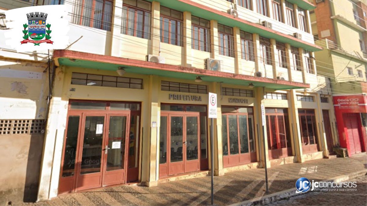 Concurso da Prefeitura de Mococa: fachada do prédio do Executivo - Foto: Google Street View