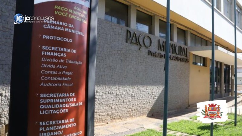 Concurso da Prefeitura de Mogi Mirim SP: sede do Executivo - Divulgação