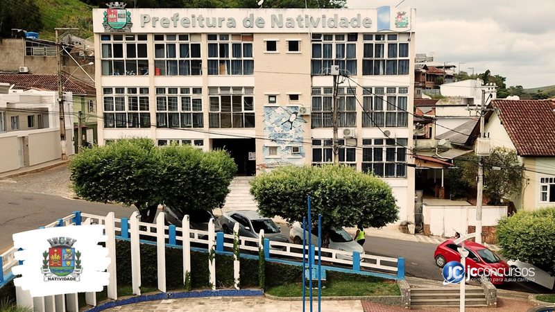 Concurso da Prefeitura de Natividade: fachada do prédio do Executivo