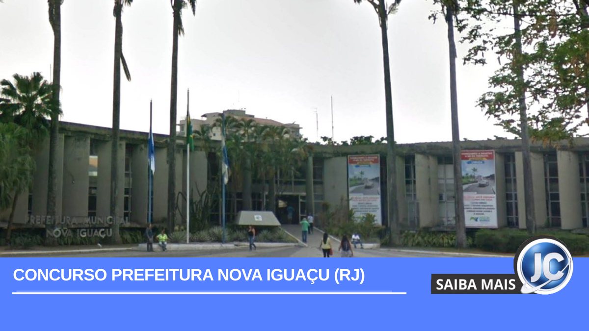 Concurso Prefeitura Nova Iguaçu RJ: fachada da Prefeitura