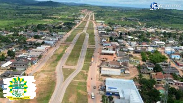 Processo seletivo de Novo Progresso PA: vista aérea da cidade - Divulgação