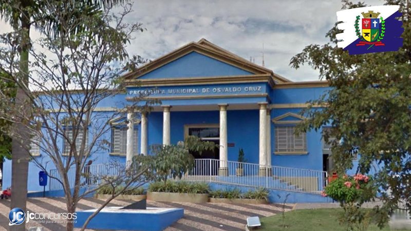 Concurso da Prefeitura de Osvaldo Cruz SP: sede do Executivo - Google Street View