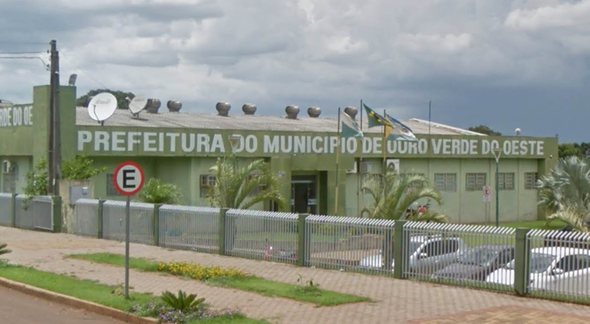 Concurso Prefeitura de Ouro Verde do Oeste: sede do Executivo - Google Street View
