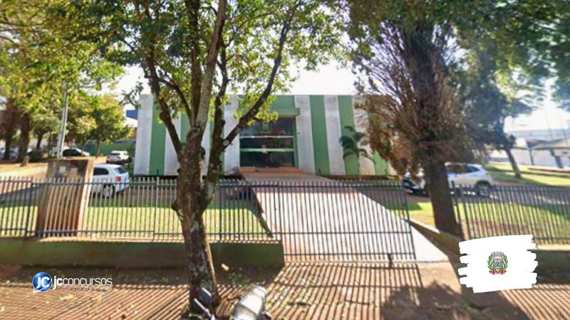 Concurso da Prefeitura de Palmital: sede do Poder Executivo - Foto: Google Street View