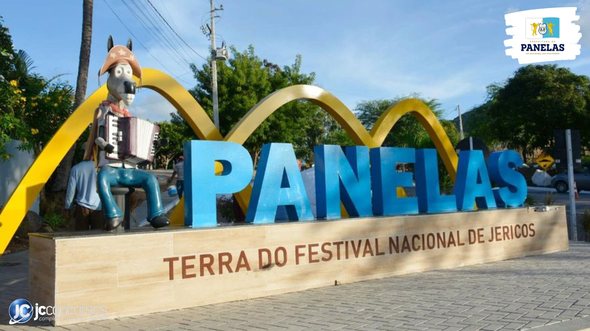 Processo seletivo da Prefeitura de Panelas PE: letreiro turístico da cidade - Divulgação