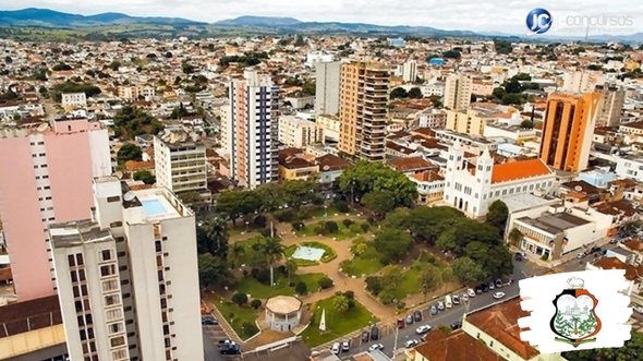 Concurso da GCM de Passos MG: vista aérea da cidade - Divulgação