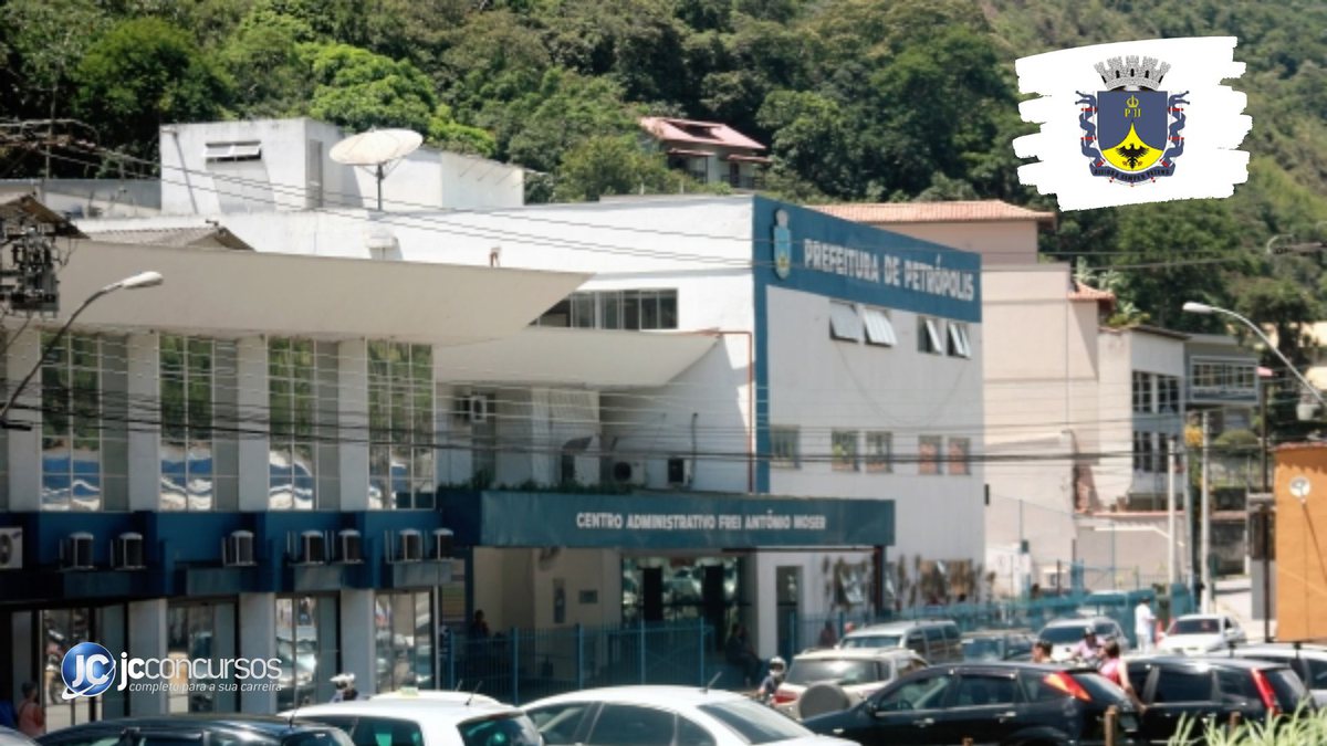 Concurso da Prefeitura de Petrópolis: fachada do Centro Administrativo