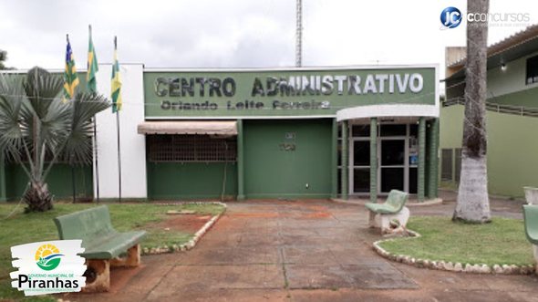 Concurso da Prefeitura de Piranhas GO: sede do Centro Administrativo - Divulgação