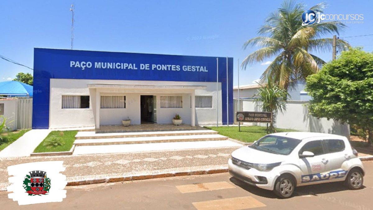 Concurso da Prefeitura de Pontes Gestal SP: sede do órgão - Google Street View