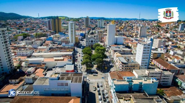 Concurso da GCM de Pouso Alegre MG: vista aérea da cidade - Divulgação