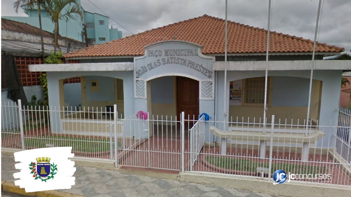 Concurso da Prefeitura de Ribeirão Branco: fachada do prédio do Executivo - Google Street View
