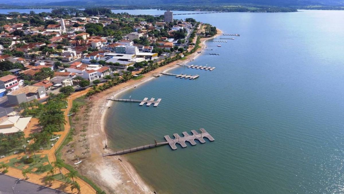 Concurso da Prefeitura de Rifaina: vista aérea do município