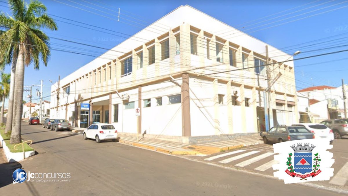 Concurso da Prefeitura de Rinópolis: fachada do prédio do Executivo - Google Street View