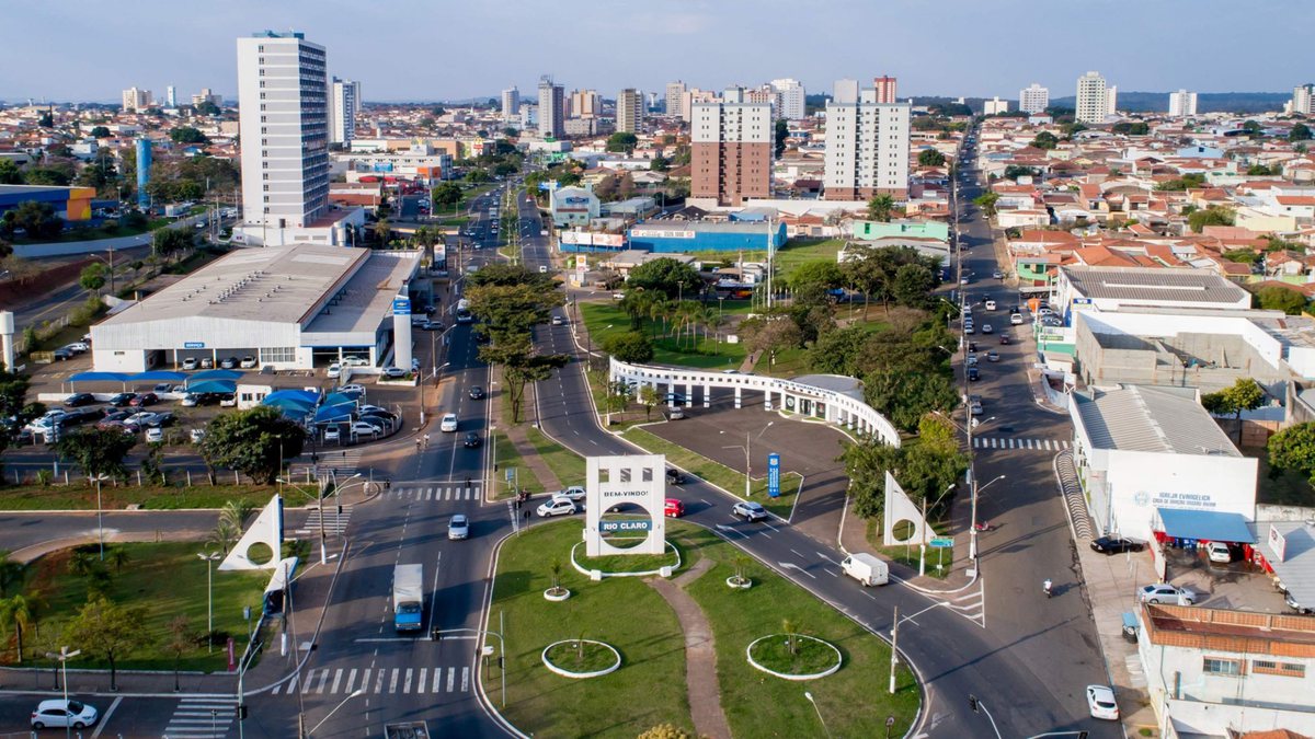 Concurso Prefeitura de Rio Claro: vista panorâmica da cidade