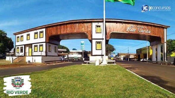 Concurso da Prefeitura de Rio Verde GO: portal de entrada da cidade - Divulgação