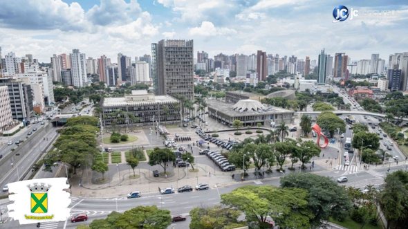Concurso da Prefeitura de Santo André SP: vista aérea da sede do órgão - Crédito: Alex Cavanha/PSA