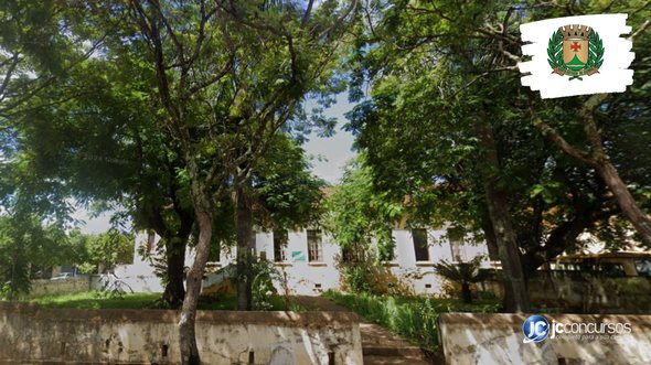 Concurso da Prefeitura de Santo Antônio da Alegria: fachada da sede do Executivo - Foto: Google Street View