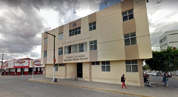 Concurso Prefeitura São Bento do Una - sede do Executivo - Google Street View