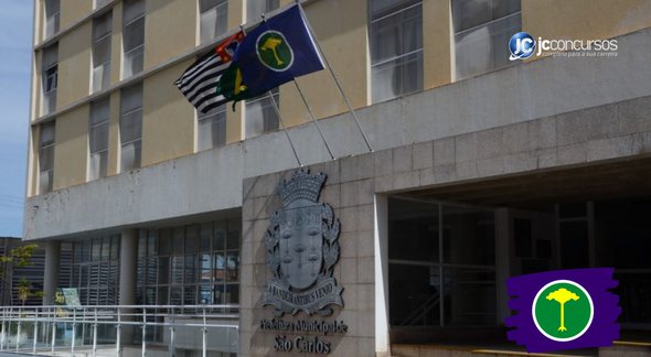 Concurso da Prefeitura de São Carlos SP: fachada do prédio do Executivo - Divulgação