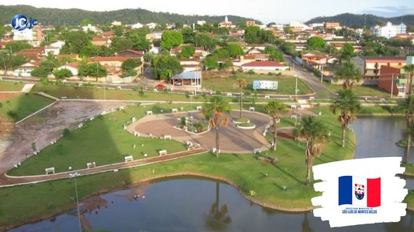 Concurso de São Luís de Montes Belos GO: vista aérea do município - Divulgação