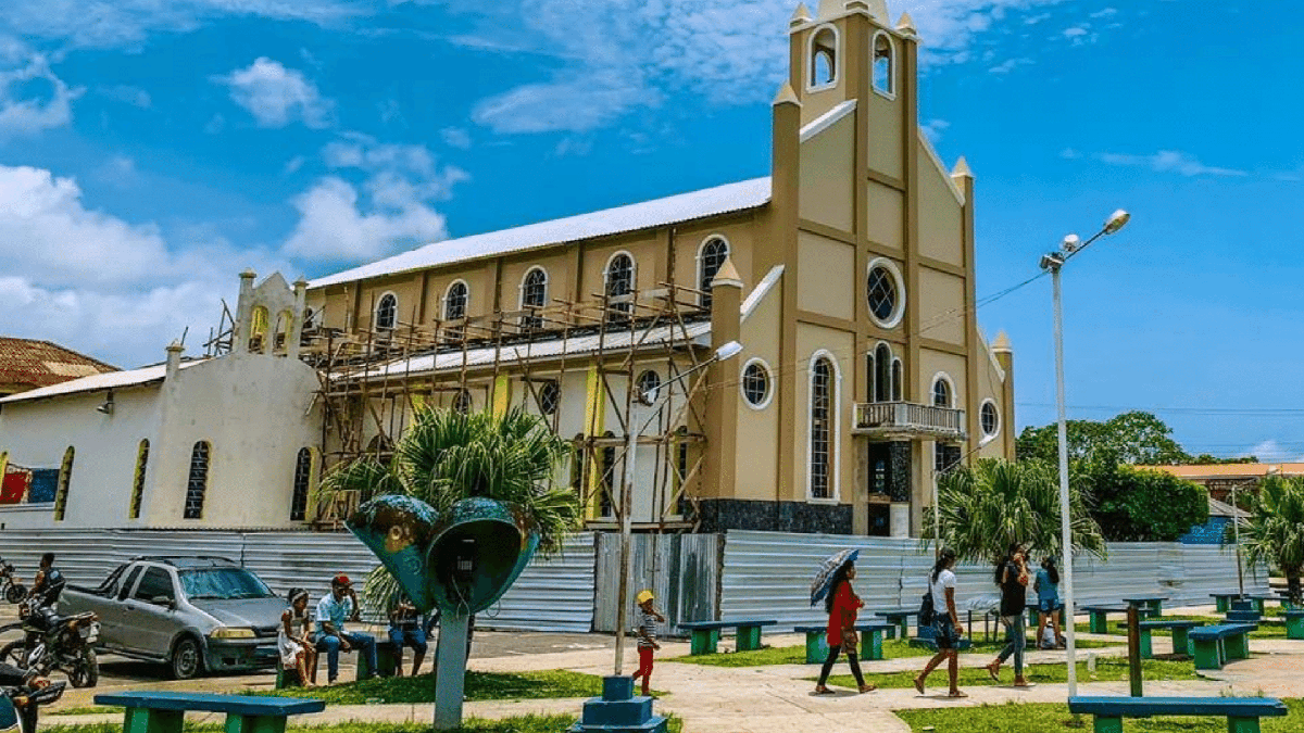 Igreja de São Paulo de Olivença, no Amazonas