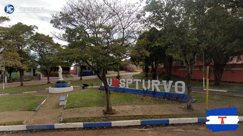 Concurso da Prefeitura de São Pedro do Turvo SP: letreiro turístico da cidade