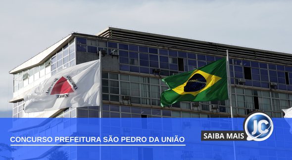 Concurso Prefeitura de São Pedro da União: bandeiras de Minas Gerais e do Brasil - Divulgação