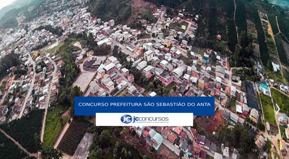 Concurso Prefeitura de São Sebastião do Anta - vista aérea do município - Divulgação
