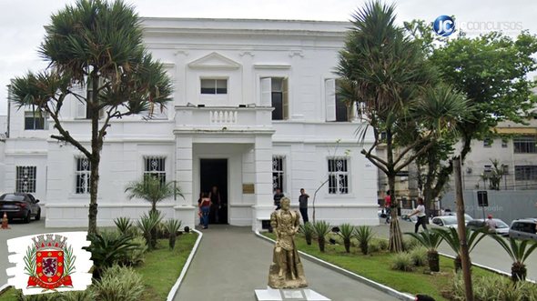 Concurso da Prefeitura de São Vicente SP: fachada do prédio da prefeitura - Google Street View
