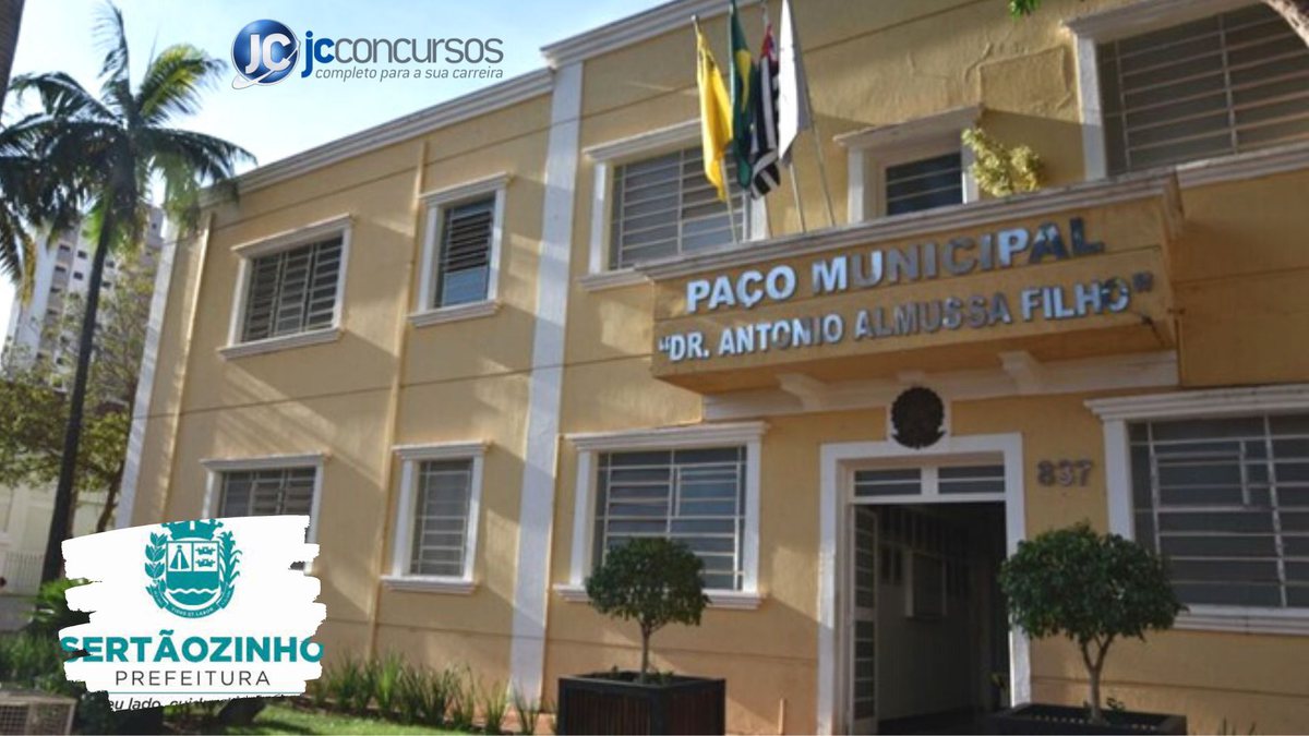 Processo Seletivo Prefeitura Sertãozinho: prédio do executivo municipal
