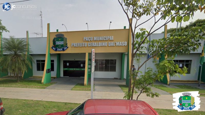 Concurso da Prefeitura de Sinop MT: sede do Executivo - Google Street View