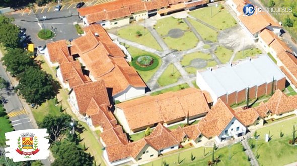 Concurso da Prefeitura de Socorro SP: vista aérea do prédio do Executivo - Divulgação
