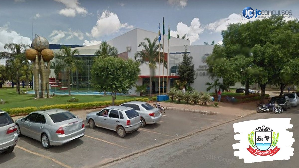 Concurso da Prefeitura de Sorriso MT: sede do órgão - Google Street View