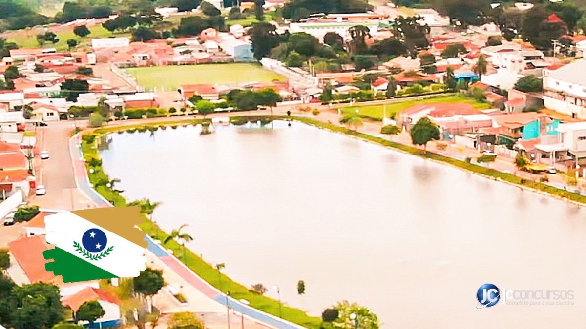Concurso da Prefeitura de Taquarivaí: vista aérea do município - Divulgação