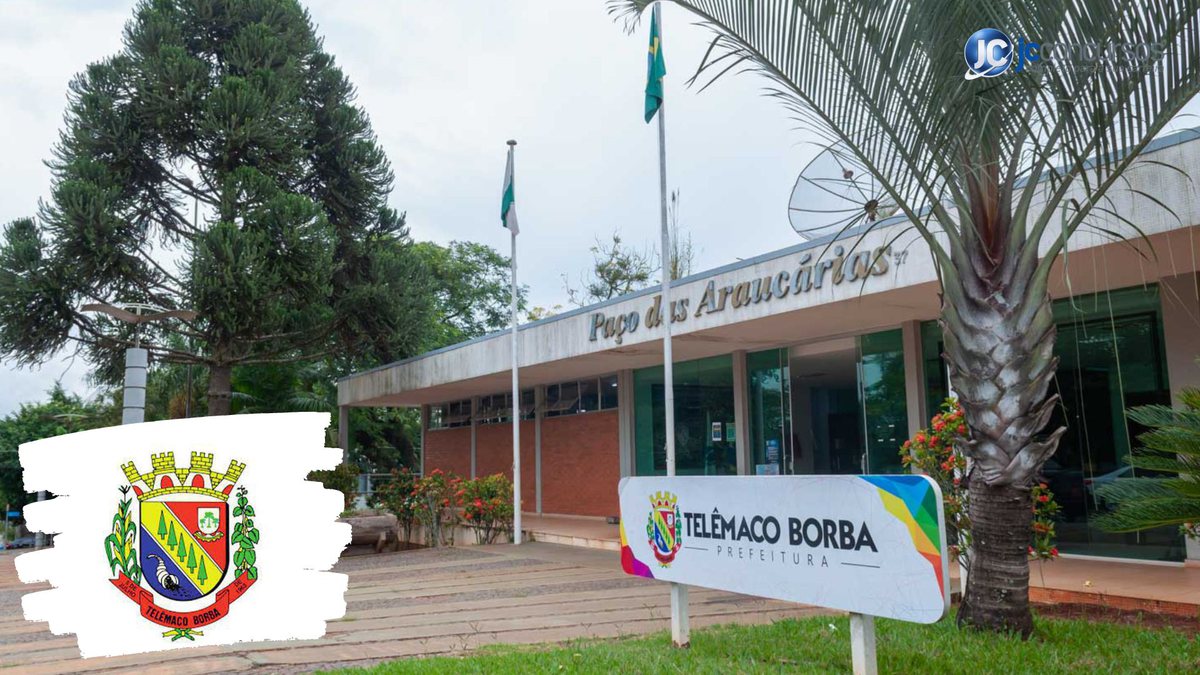Processo seletivo de Telêmaco Borba PR: sede da prefeitura