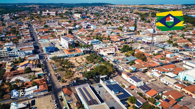 Concursos em Trindade GO: vista aérea da cidade