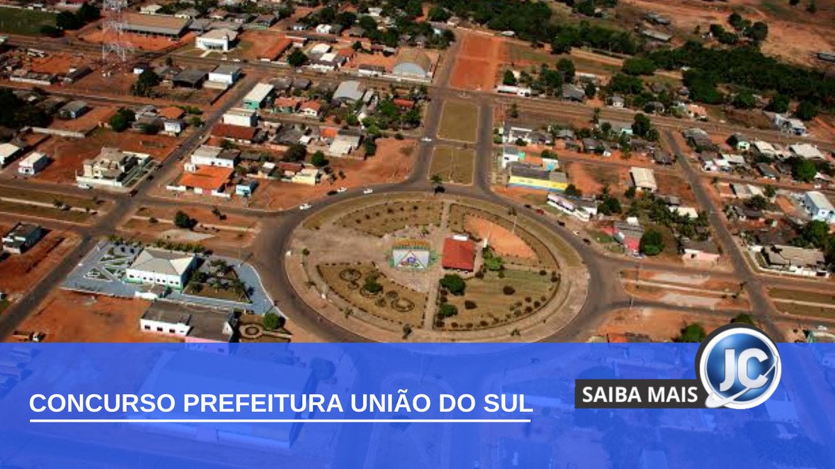 Concurso Prefeitura de União do Sul - vista aérea do município