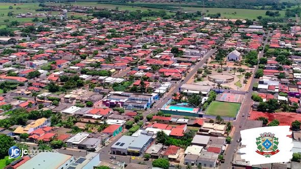 Concurso da Prefeitura de Urânia: vista aérea do município - Divulgação