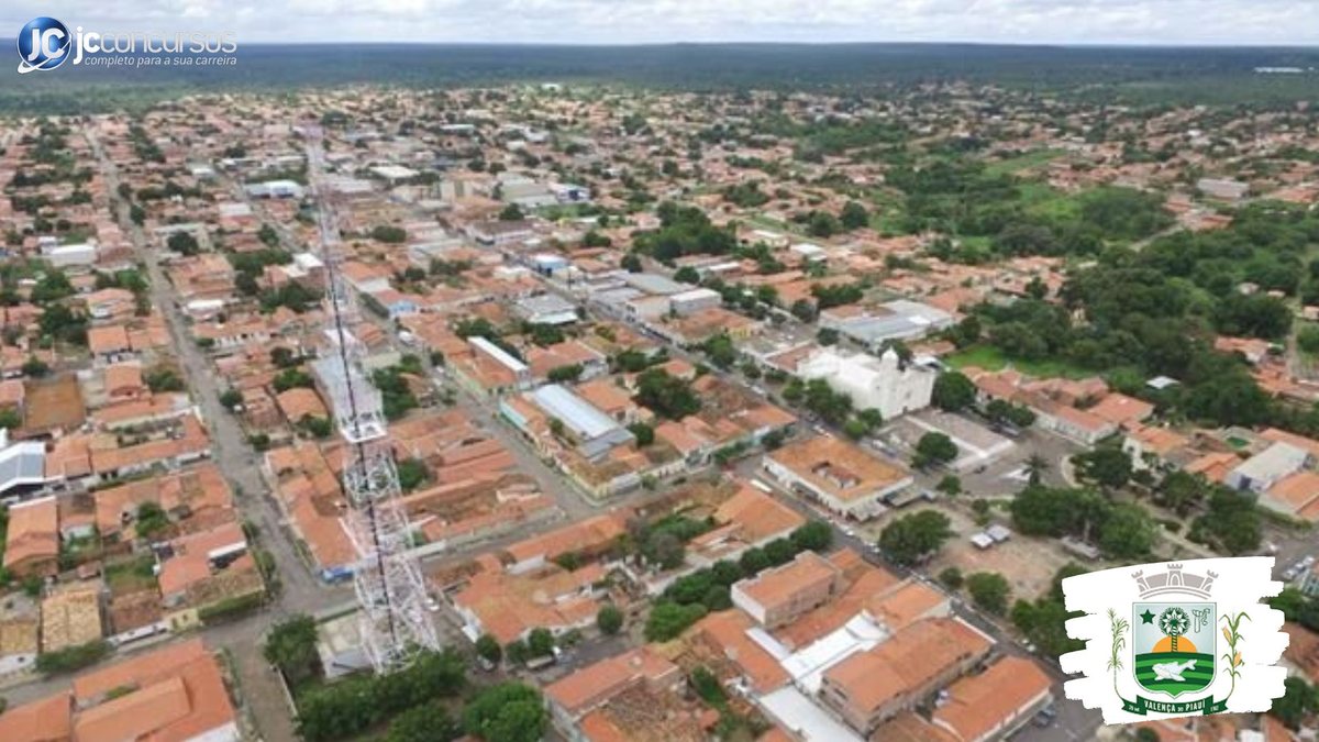Concurso de Valença do Piauí: vista parcial da cidade