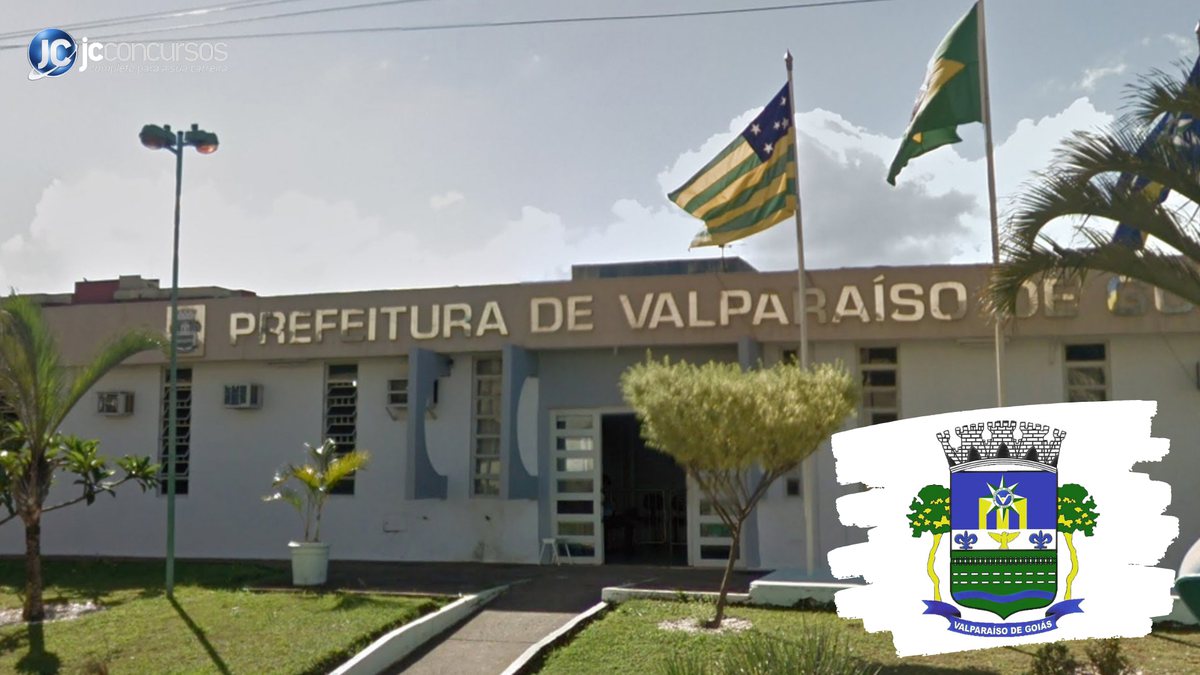 Processo seletivo de Valparaíso de Goiás GO: sede da Prefeitura Municipal