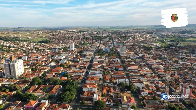Concurso da Prefeitura de Vargem Grande Sul: vista aérea do município - Foto: Divulgação