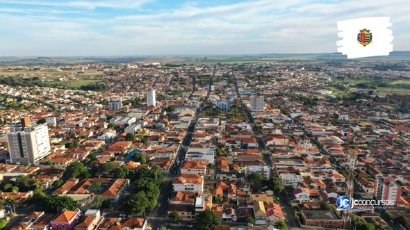 Concurso da Prefeitura de Vargem Grande Sul: vista aérea do município - Foto: Divulgação
