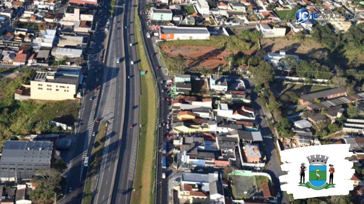 Concurso Prefeitura de Vargem Grande Paulista: cidade vista do alto - Divulgação