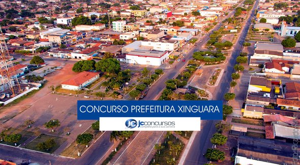 Concurso Prefeitura Xinguara - vista aérea do município - Divulgação