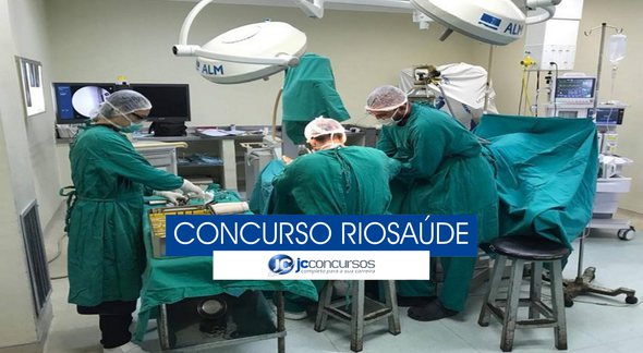 Concurso RioSaúde - equipe médica durante atendimento - Divulgação