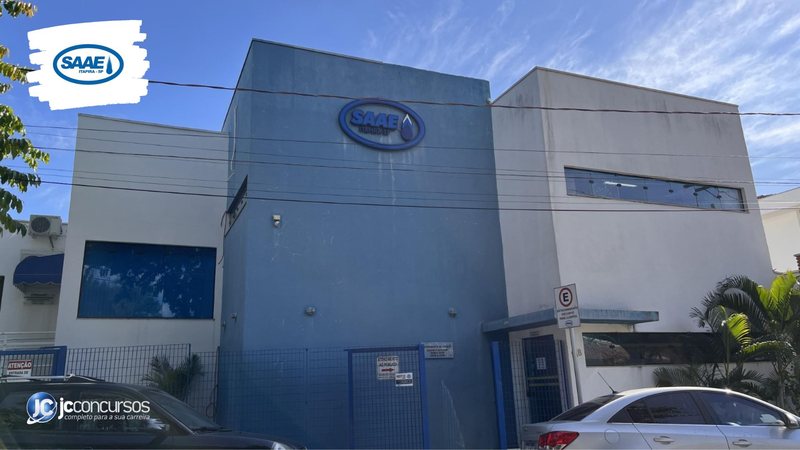 Concurso do Saae de Itapira: fachada da sede da autarquia