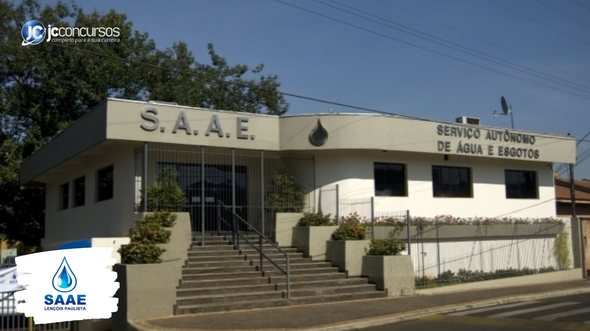 Concurso do Saae de Lençóis Paulista: fachada da sede do órgão - Divulgação