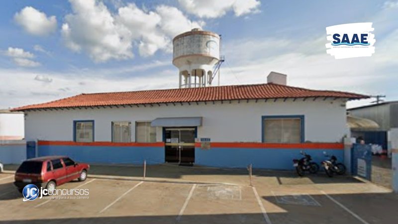 Concurso do SAAE de Pompeia: fachada do Serviço Autônomo de Água e Esgoto - Google Street View