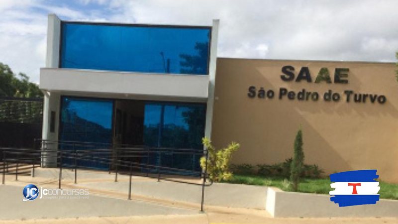 Concurso do SAAE de São Pedro do Turvo: sede do Serviço Autônomo de Água e Esgoto
